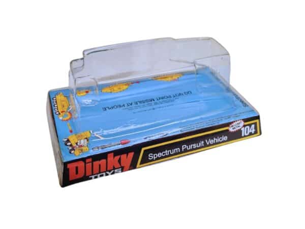 Dinky Toys 104 Captain Scarlet Spectrum Pursuit Vehicle Blister/Bubble Repro Box