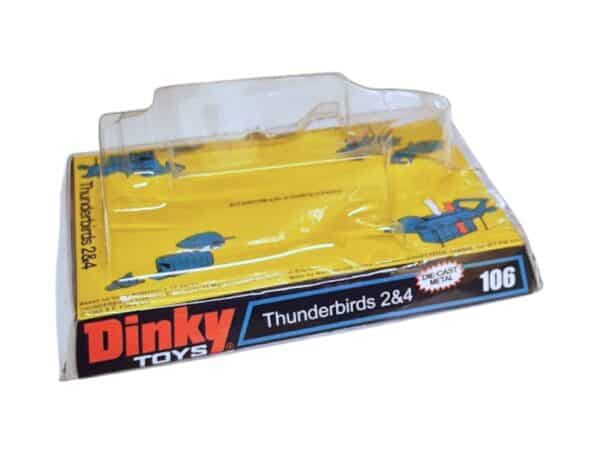 Dinky Toys 106 Thunderbird 2 Yellow Version Blister/Bubble Repro Box