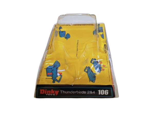 Dinky Toys 106 Thunderbird 2 Yellow Version Blister/Bubble Repro Box
