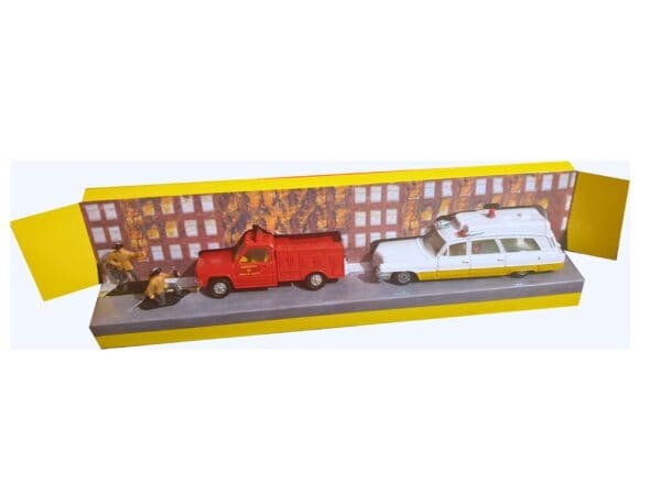 Dinky Toys 302 Emergency Squad Code 3 Repro Box Dinky Toys 302 Emergency Squad Code 3 Repro Box