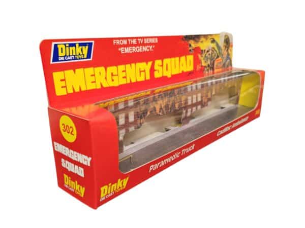 Dinky Toys 302 Emergency Squad Code 3 Repro Box Dinky Toys 302 Emergency Squad Code 3 Repro Box