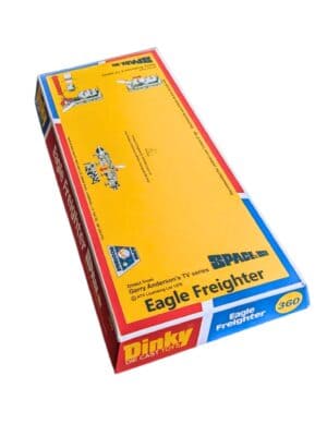 Dinky Toys 360 Eagle Freighter Yellow Version Blister/Bubble Repro Box BASE ONLY