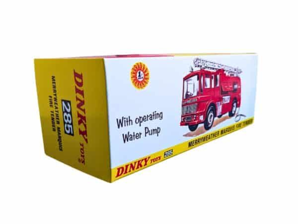 Dinky Toys 285 Merryweather Marquis Fire Engine Repro Box