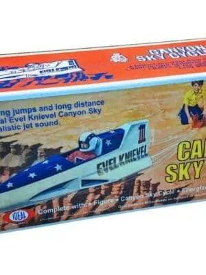 Ideal Toys Evel Knievel Canyon Sky Cycle Reproduction Box