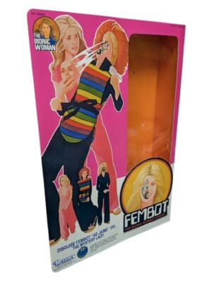 Kenner Bionic Woman Fembot Figure Reproduction Box Kenner Bionic Woman Fembot Figure Reproduction Box