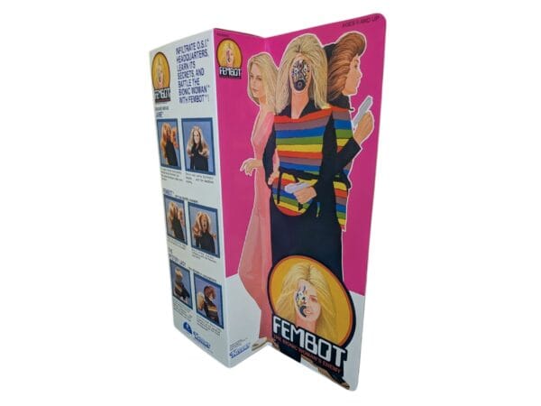 Kenner Bionic Woman Fembot Figure Reproduction Box