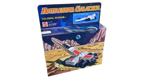 Mattel Battlestar Galactica Colonial Scarab Reproduction Box Mattel Battlestar Galactica Colonial Scarab Reproduction Box