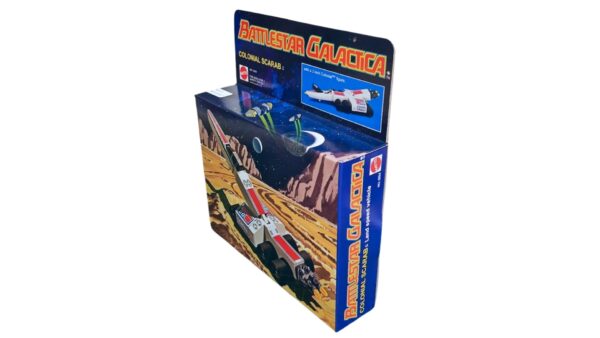 Mattel Battlestar Galactica Colonial Scarab Reproduction Box Mattel Battlestar Galactica Colonial Scarab Reproduction Box