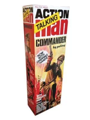 Action Man 1973 Talking Commander Repro Box 1 Palitoy Action Man Talking Commander (1973) Reproduction Box