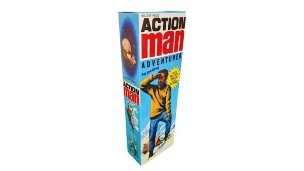 Palitoy Action Man Adventurer with Realistic Hair and Beard Reproduction Box
