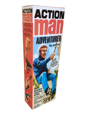 Palitoy Action Man - Adventurer with Gripping Hands Repro Box