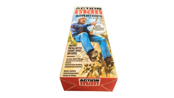Palitoy Action Man - Adventurer with Gripping Hands Repro Box