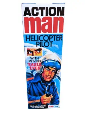 Palitoy Action Man - Helicopter Pilot with Eagle Eyes Repro Box