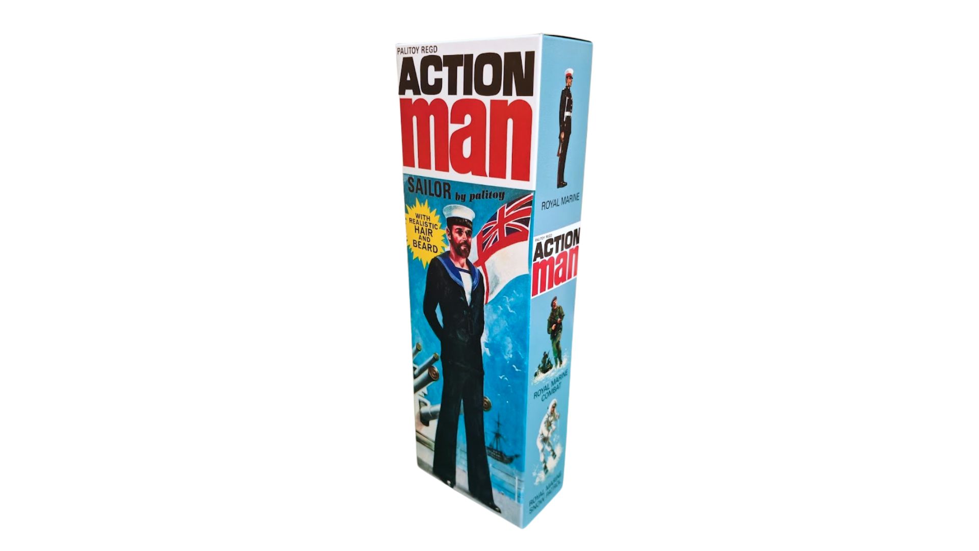 Palitoy Action Man Sailor with Realistic Hair and Beard Reproduction Box