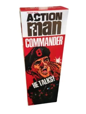 Action Man Talking Commander First Edition Repro Box Palitoy Action Man Talking Commander Reproduction Box