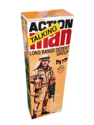 Palitoy Action Man Long Range Desert Group Code 3 Reproduction Box
