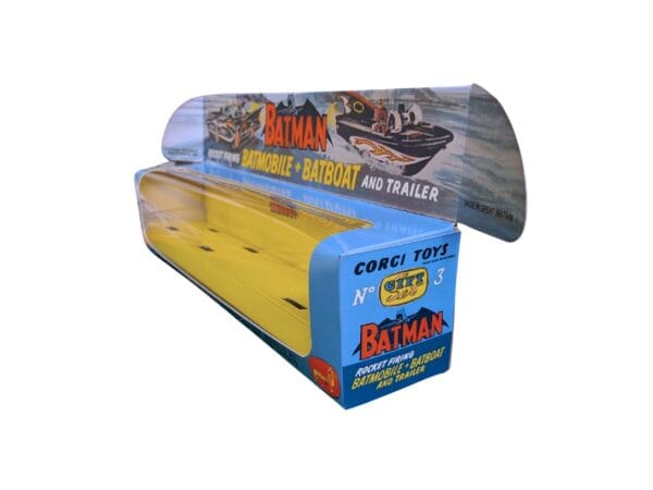Corgi Toys Gift Set 3 1st Edition Batmobile and Batboat Repro Box