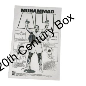 Denys Fisher Muhammed Ali Reproduction Instruction Sheet
