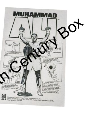 Denys Fisher Muhammed Ali Reproduction Instruction Sheet