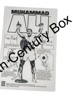 Denys Fisher Muhammed Ali Reproduction Instruction Sheet