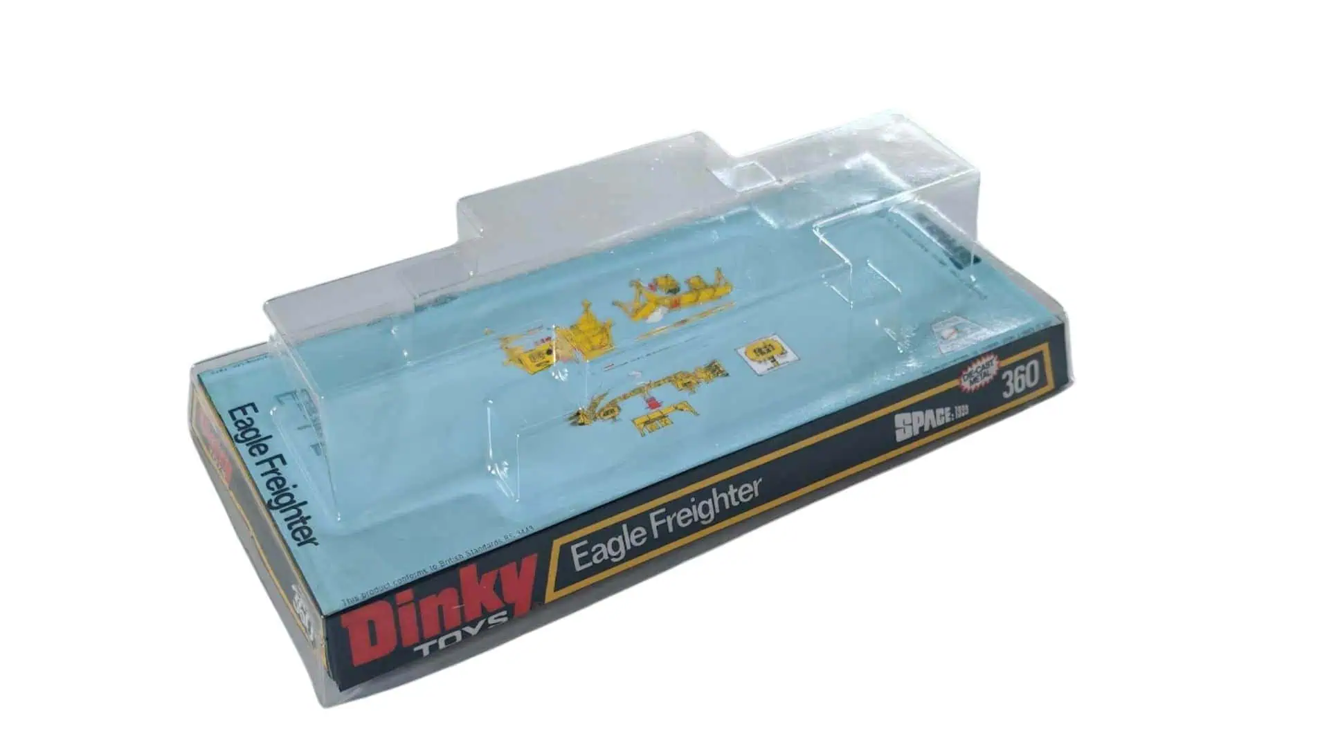 Dinky Toys 360 Eagle Freighter Space 1999 Blister/Bubble Repro Box