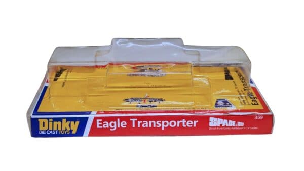 Dinky Toys 359 Eagle Transporter Space 1999 Yellow Version Blister/Bubble Repro Box
