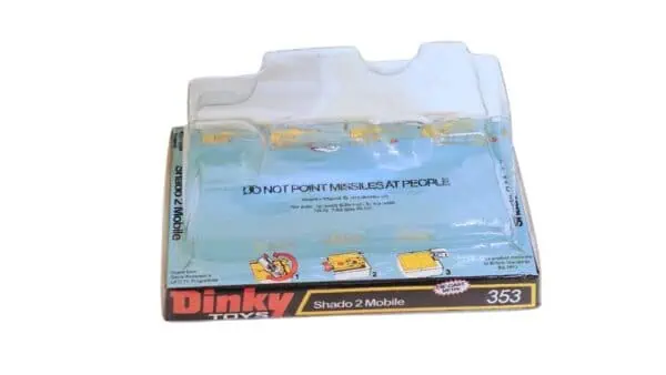 Dinky Toys 353 Shado 2 Blister/Bubble Repro Box