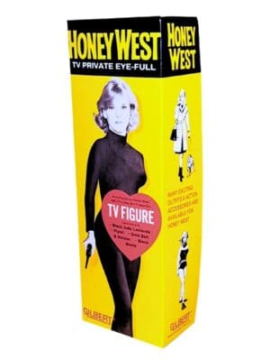 honeywest 3 Gilbert Toys Honey West 12" Figure Repro Box
