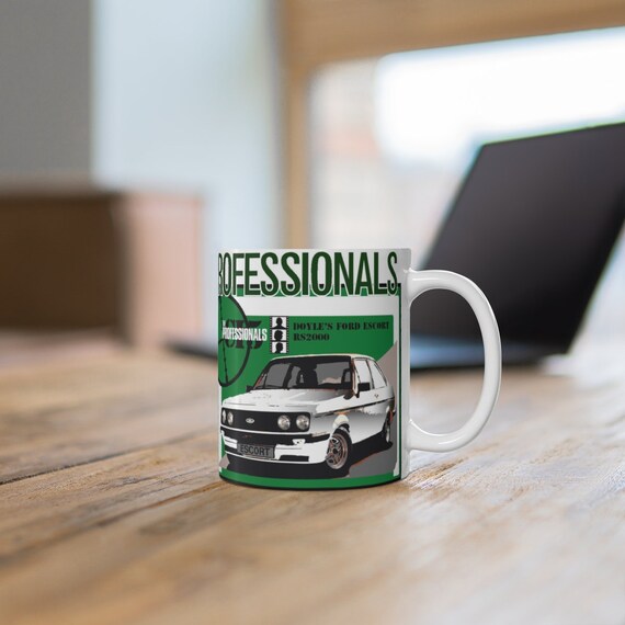 The Professionals (TV series) Ford Escort RS2000 1980s Retro Gift Mug