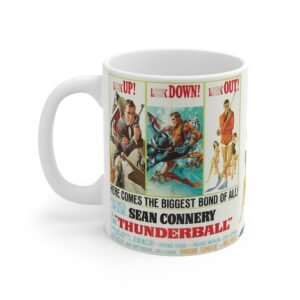 Thunderball James bond Sean Connery Film Poster Gift Mug