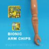 Six Million Dollar Man Reproduction Bionic Arm LARGE Chip Six Million Dollar Man Reproduction Bionic Arm LARGE Chip