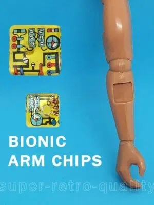 Six Million Dollar Man Reproduction Bionic Arm SMALL Chip
