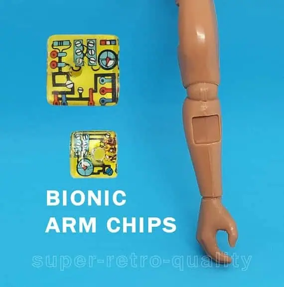 Six Million Dollar Man Reproduction Bionic Arm SMALL Chip