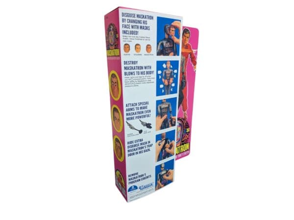 Kenner Maskatron (Six Million Dollar Man) Figure Repro Box Kenner Maskatron (Six Million Dollar Man) Figure Repro Box