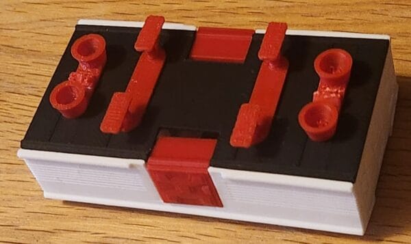 Dinky 359 Space 1999 Eagle Transporter 3D Printed Replacement Pod. Dinky 359 Space 1999 Eagle Transporter 3D Printed Replacement Pod.