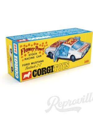 Repro Box for Corgi Toys 348 (Ford Mustang Stock Racing Car)